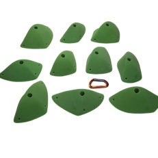 Top view of 10 Large Rifts Sloper climbing holds produced and sold by EP Climbing Walls