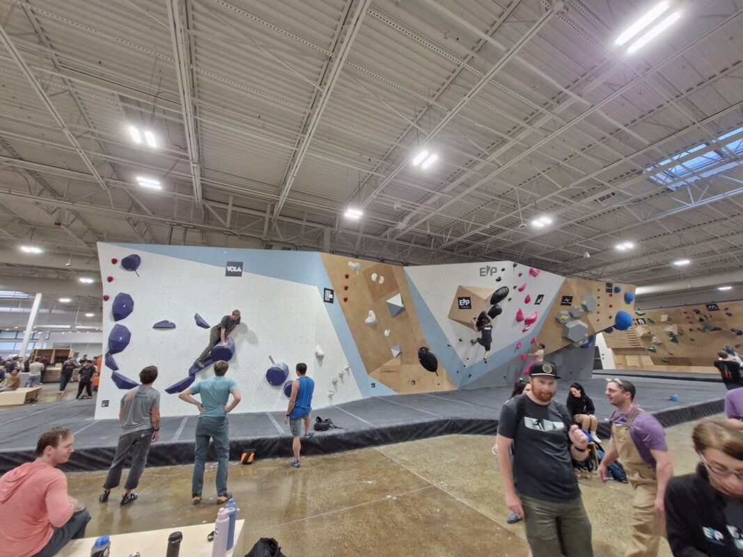Titan Boulder at Portland Rock Gym, built by EP Climbing