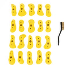 Top view of the XS Cassini climbing holds sold and produced by EP Climbing.