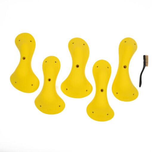 Top view of the XL Cassini climbing holds sold and produced by EP Climbing.