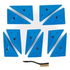 Top View of 10 Medium Switchblade Edges climbing holds sold and produced by Ep Climbing