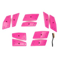 Top view of 10 Medium Switchblade Pinches produced and sold by EP Climbing.