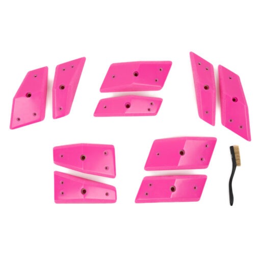 Top view of 10 Medium Switchblade Pinches produced and sold by EP Climbing.
