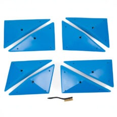 Top View of 8 XL Switchblade Edges climbing holds sold and produced by Ep Climbing