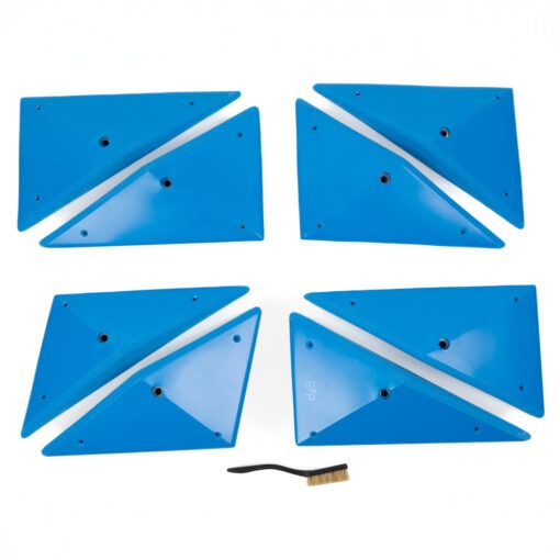 Top View of 8 XL Switchblade Edges climbing holds sold and produced by Ep Climbing