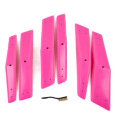 Top View of 6 2XL Switchblade Pinches produced and sold by EP Climbing.